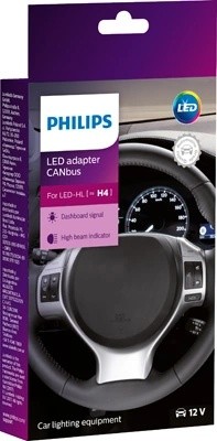 Модуль обхода ошибок CANbus H4 (2шт.) 12V PHILIPS 18960C2 PHILIPS