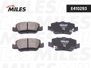 Колодки тормозные задние (без датчика) (Смесь Low-Metallic) (TOYOTA AURIS 1.33-2 E410293 MILES