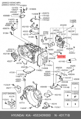 HYUNDAI COUPE (GK) (2002>) 4532439000 HYUNDAI KIA