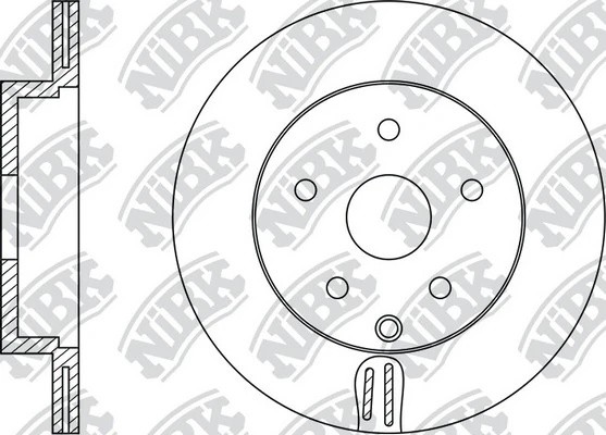 Диск тормозной INFINITI FX35 02-08 RN1429 RN1429 NIBK
