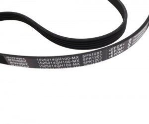 Ремень приводной поликлиновой 5PK1207 МОСКВИЧ 3 JAC JS4,J7 генератора MOVELEX 1025014GH100MX MOVELEX