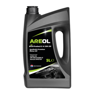 AREOL ECO Protect C-4 5W30 (5L) масло моторное! синт ACEA C4, Renault RN0720, MB 5W30AR125 AREOL