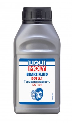 ТОРМОЗНАЯ ЖИДКОСТЬ BRAKE FLUID DOT 5.1 0,25Л FMVSS 116 DOT 4 FMVSS 116 DOT 5.1 F 8061 LIQUI MOLY