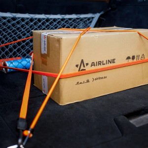 Жгут крепления груза эластичный 1мх18мм (2шт.) AIRLINE AS-R-09 AIRLINE