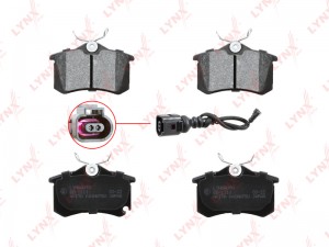 Колодки тормозные дисковые задние BD-1211 LYNXAUTO