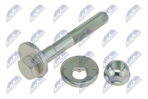 болт развальный подвески! к-кт гайка, шайба, M14x1.5x82\ Audi Q7 07-15, VW Tuare ZWTVW008SK NTY