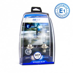 Лампа 12V H7 55W PX26d блистер (2шт.) Dynamic Blue MTF HDB1207 MTF