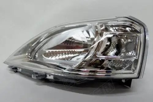 Фара левая Renault Logan 1 2009-2014, повторитель ближе к крылу, с корректором OEM0169FL OEMPARTS