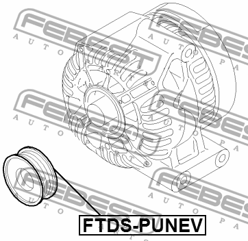 Шкив генератора FTDS-PUNEV FEBEST