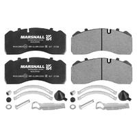 колодки дисковые !211x93x30 с уст. комп. \BPW, KNORR M2629095 MARSHALL