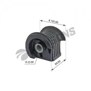 сайлентблок кабины! (рмп) D22X95\ MAN L 2000 94-05 400.627 MANSONS