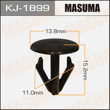 Клипса SUBARU Legacy (98-03) крепежная MASUMA KJ1899 MASUMA