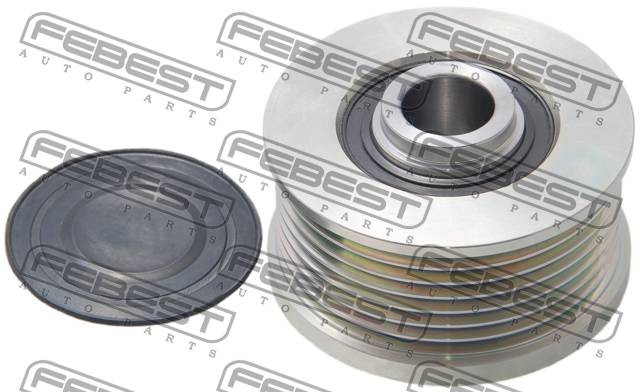 шкив генератора!\ Nissan Navara/Pick-up 2.5CDi 02> NDS-Z51 FEBEST