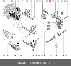 ЧЕХОЛ ШТОКА КП (РЕЗ)SOUFFLET LE 8200050478 8200050478 RENAULT