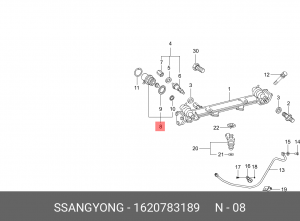Регулятор SSANGYONG Actyon (06-),Kyron (06-),Rexton (02-) (E23/32) давления топл 1620783189 SSANG YONG