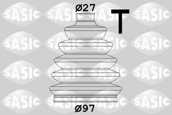 Пыльник ШРУСа внешний RENAULT MASTER III 2/10- 2.3dCi 1904043 1904043 SASIC