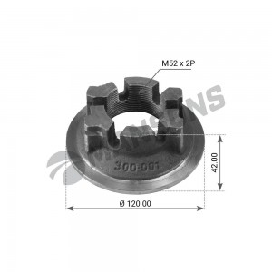 Гайка BPW ступицы корончатая (М52х2хD120) MANSONS 300.001 MANSONS