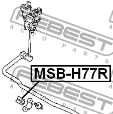 MITSUBISHI PAJERO PININ MSB-H77R FEBEST