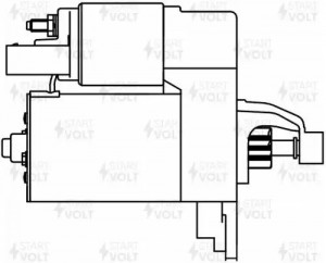 Стартер для а/м VAG A6 (11-)/A7 (10-)/Q5 (08-)/Q7 (08-) 2.8FSI 1,4кВт (LSt 1860) LST 1860 START VOLT