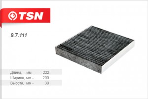 фильтр салона! угольный Nissan Almera all 00> 9.7.111 TSN