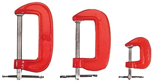 Струбцина G-образная 25мм,50мм,75мм набор 3шт. FIT 59230 FIT