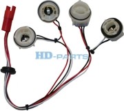 Комплект патронов лампочек 4шт в жгуте к фонарю Scania P/G/R/T 316505 HD PARTS OY
