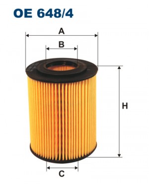 Фильтр масляный HONDA Civic (02-05) FILTRON OE6484 FILTRON