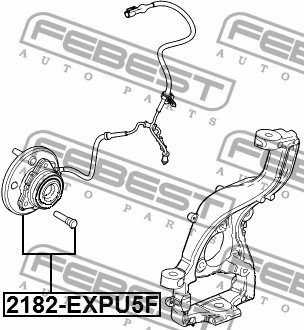 Ступица передняя FORD EXPLORER III 2002-2010 2182-EXPU5F 2182-EXPU5F FEBEST