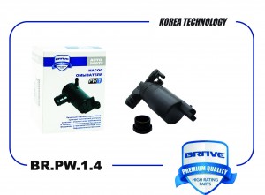 Насос омывателя стекол BR.PW.1.4 6001549443 LADA Largus, Renault Logan, Duster 1 BRPW14 BRAVE