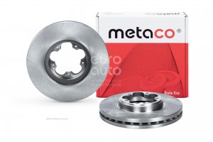 Диск тормозной передний вентилируемый 3050357 METACO