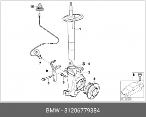 Болт BMW OE 31 20 6 779 384 BMW