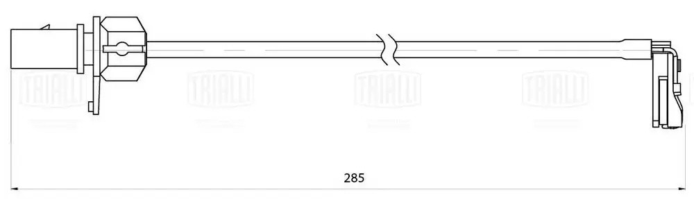 Датчик износа передних тормозных колодок L=285 PFS 0194 TRIALLI