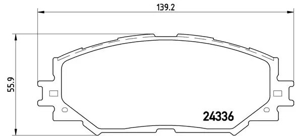 Колодки тормозные P83082 P83082 BREMBO
