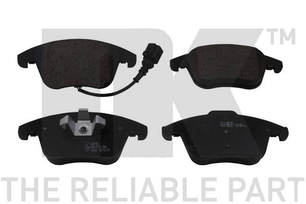 колодки дисковые передние!\ Audi Q3 11>, Seat Alhambra II 10>, VW Tiguan I 07>/S 224795 NK
