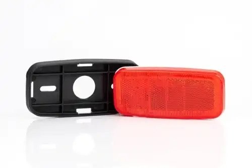 фонарь габаритный! LED, красный, 123х56, с проводом 0,5м\ Universal FT075CLED FRISTOM
