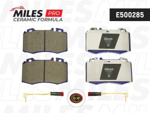 Колодки тормозные передние (Смесь CERAMIC серия PRO) MERCEDES C209/W203/W211/W22 E500285 MILES