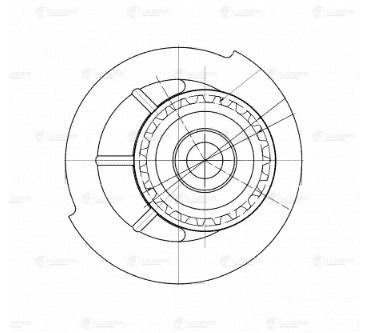 Насос водяной для ам Opel Astra F (91-) 1.4i,1.6i (LWP 2116) LWP 2116 LUZAR