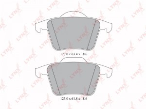 Колодки тормозные дисковые задние BD-7815 LYNXAUTO