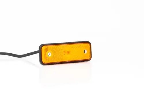 фонарь габаритный! LED, жёлтого цвета, 102х36, с проводом 0,5м \ FT004ZLED FRISTOM