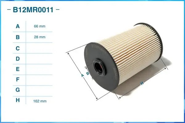Фильтр топливный B12MR0011 B12MR0011 CWORKS