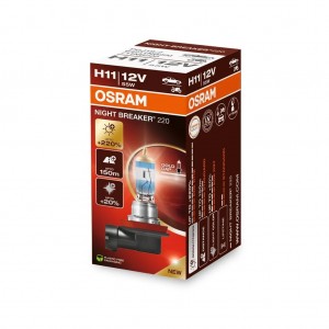 Лампа 12V H11 55W PGJ19-2 +110% Night Breaker 220 OSRAM 64211NB220 OSRAM