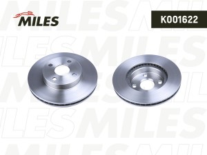 Диск тормозной передний D255мм TOYOTA COROLLA (E12) 2.0D 04- (TRW DF7127) K00162 K001622 MILES