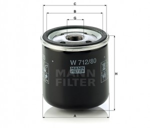 FORD FOCUS I/II/III W71280 MANN FILTER