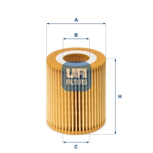 Фильтр масляный BMW 1 E87, 3 E46/90, 5 E60, X1 E84, X3 E83 1.6-2.0i 25.028.00 25.028.00 UFI