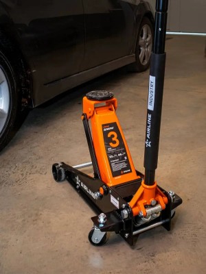 Домкрат подкатной 3т INDUSTRY двухпоршневой (MIN - 133мм, MAX - 465мм) (AJ3FI460 AJ3FI460 AIRLINE