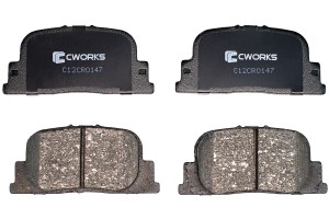 Тормозные колодки задние, Low Metallic C12CR0147 C12CR0147 CWORKS