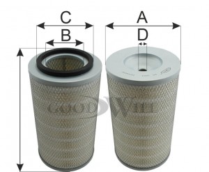 Фильтр воздушный AG 1062 GOODWILL