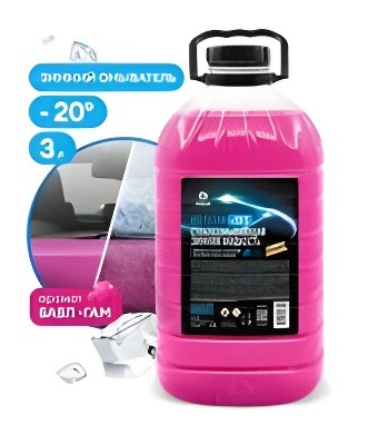 Жидкость омывателя -20С 3л бабл-гам Ice Clean GRASS 110487 GRASS