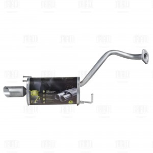 Глушитель Hyundai Santa Fe (06-) 2.2d осн. левый (алюм. сталь) (EMM 0317) EMM0317 TRIALLI