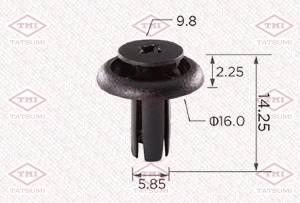 клипса!\ Lexus NX200,Toyota Venza/Prius/Galant/Lancer/Pajero 94> TJB1099 TATSUMI